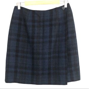 Talbots 100% Wool Tartan Skirt, Lined, 10P